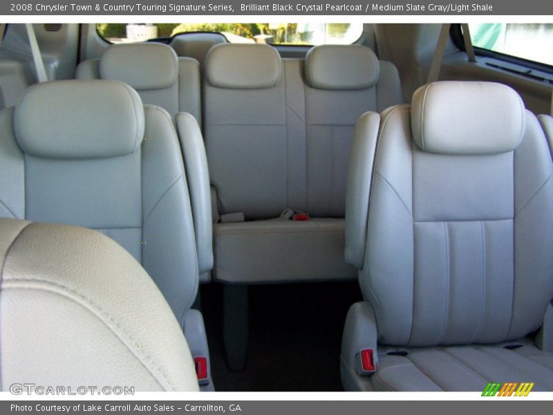 Brilliant Black Crystal Pearlcoat / Medium Slate Gray/Light Shale 2008 Chrysler Town & Country Touring Signature Series