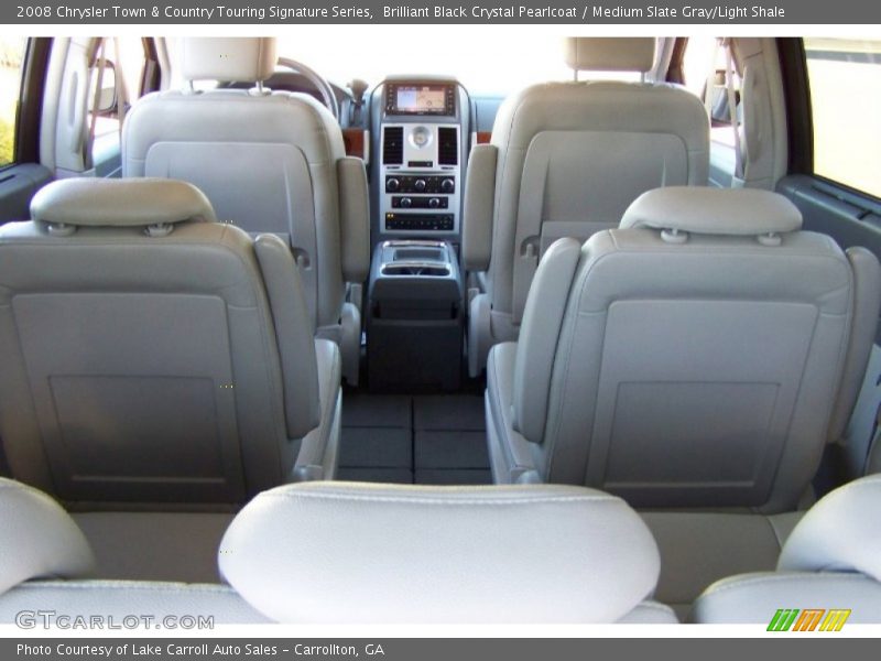 Brilliant Black Crystal Pearlcoat / Medium Slate Gray/Light Shale 2008 Chrysler Town & Country Touring Signature Series