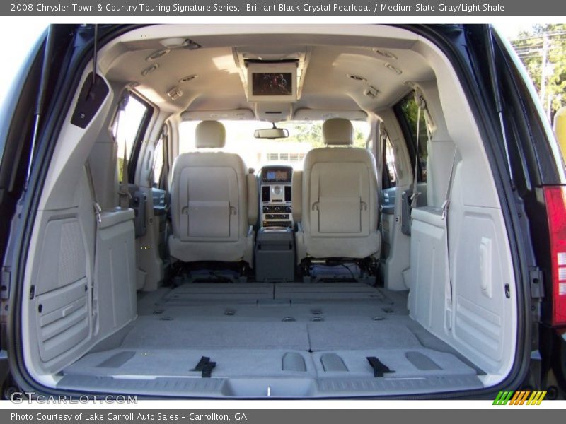 Brilliant Black Crystal Pearlcoat / Medium Slate Gray/Light Shale 2008 Chrysler Town & Country Touring Signature Series