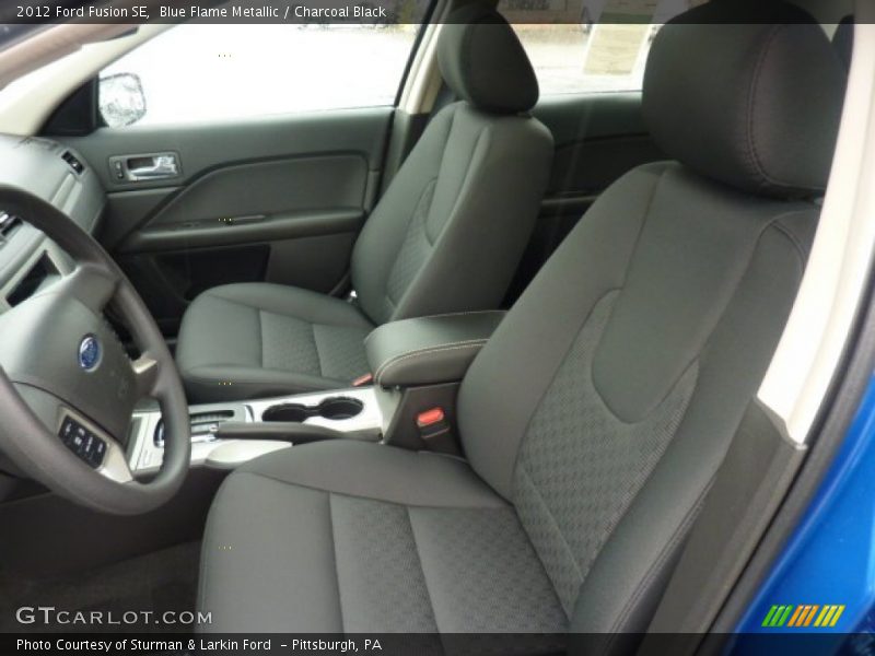 Blue Flame Metallic / Charcoal Black 2012 Ford Fusion SE