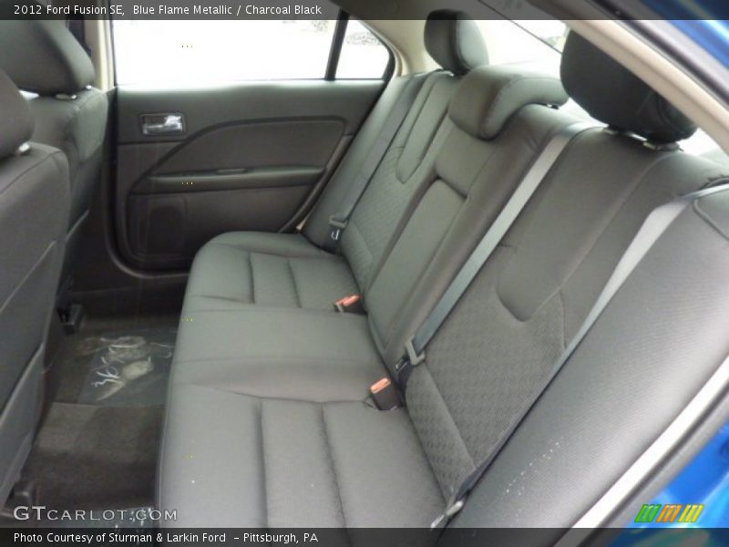 Blue Flame Metallic / Charcoal Black 2012 Ford Fusion SE