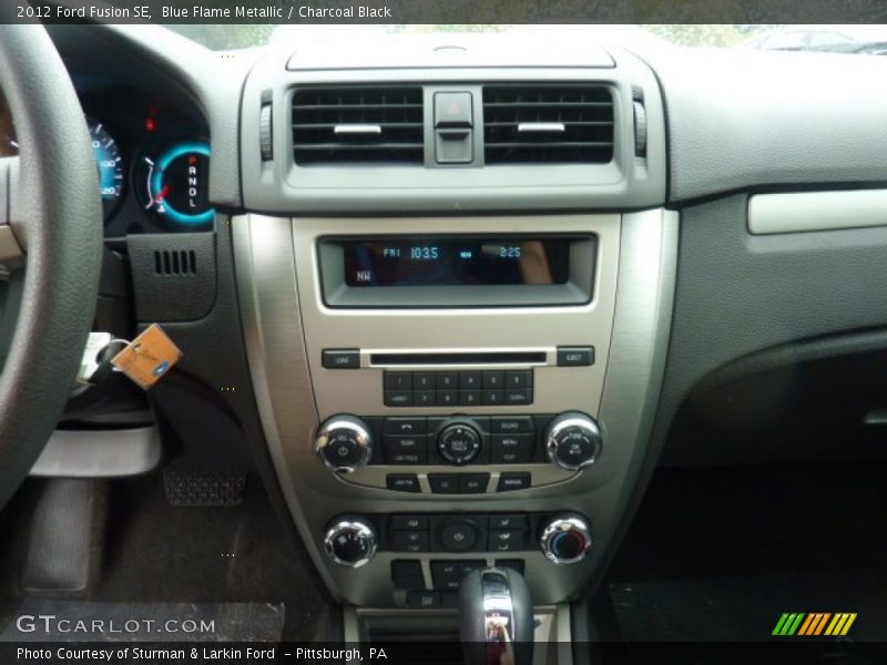 Blue Flame Metallic / Charcoal Black 2012 Ford Fusion SE