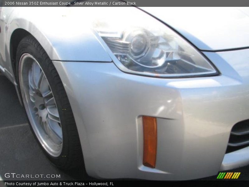 Silver Alloy Metallic / Carbon Black 2006 Nissan 350Z Enthusiast Coupe