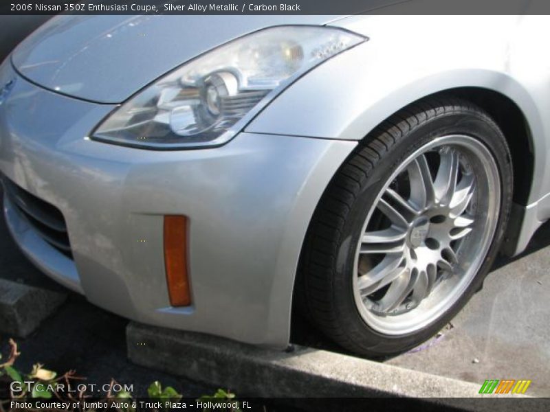 Silver Alloy Metallic / Carbon Black 2006 Nissan 350Z Enthusiast Coupe
