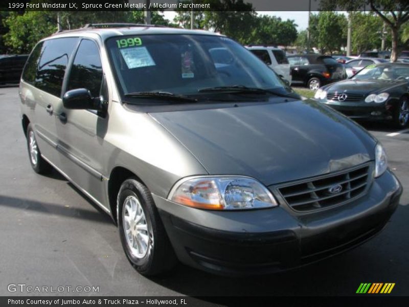 Spruce Green Metallic / Medium Parchment 1999 Ford Windstar LX