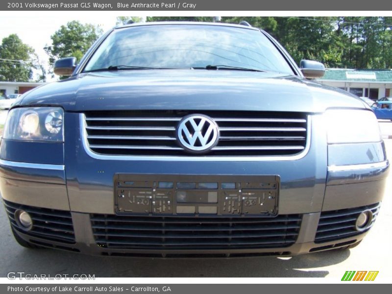 Blue Anthracite Pearl / Gray 2001 Volkswagen Passat GLS Wagon