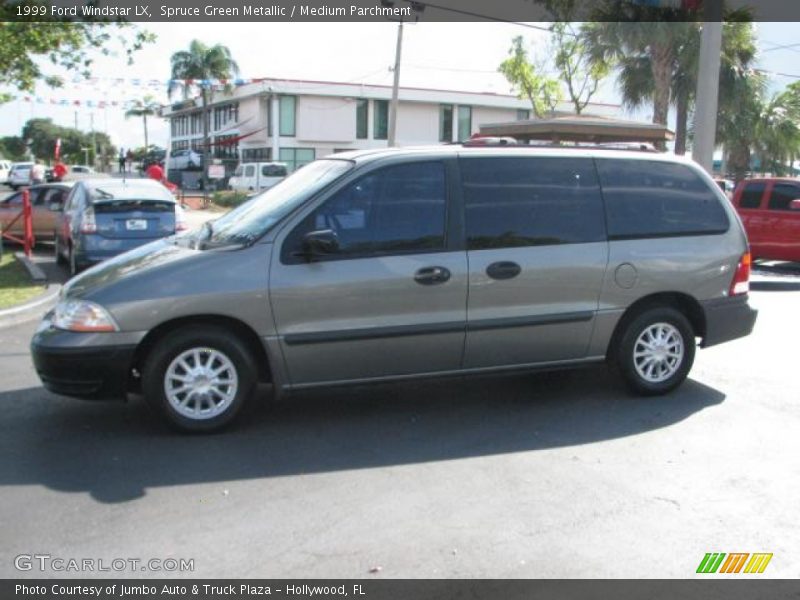 Spruce Green Metallic / Medium Parchment 1999 Ford Windstar LX