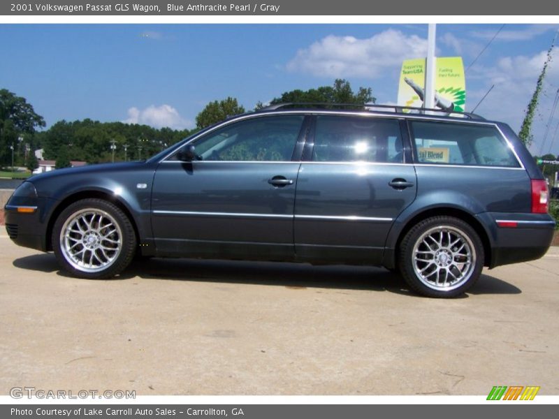 Blue Anthracite Pearl / Gray 2001 Volkswagen Passat GLS Wagon