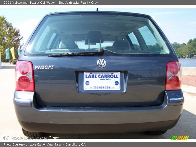 Blue Anthracite Pearl / Gray 2001 Volkswagen Passat GLS Wagon