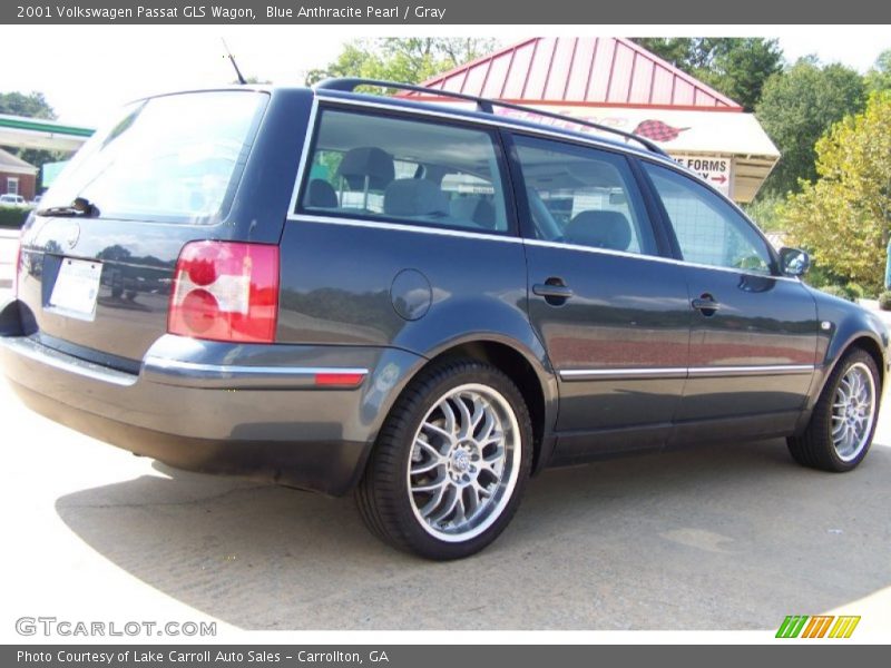 Blue Anthracite Pearl / Gray 2001 Volkswagen Passat GLS Wagon