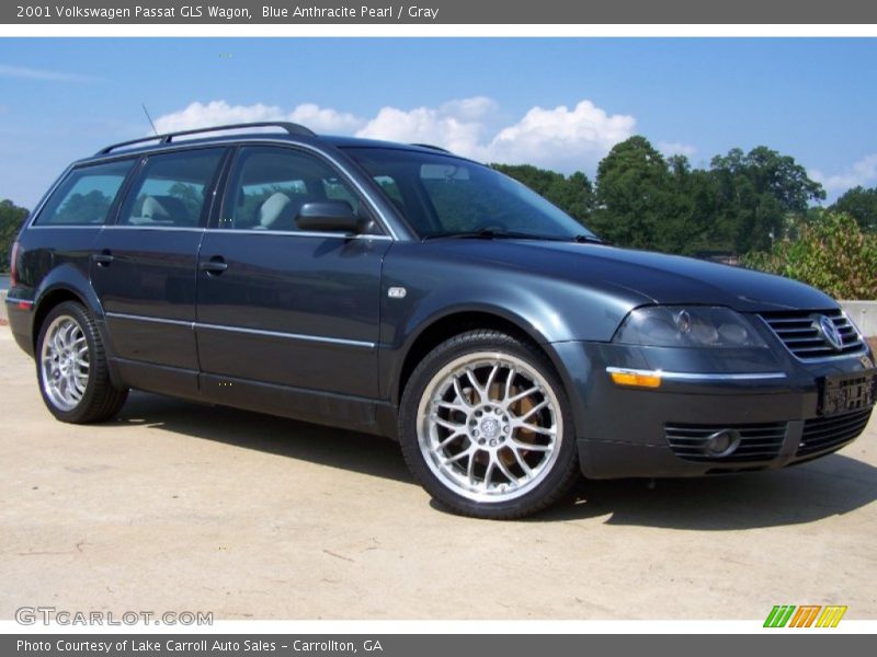 Blue Anthracite Pearl / Gray 2001 Volkswagen Passat GLS Wagon