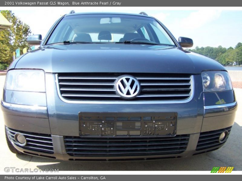 Blue Anthracite Pearl / Gray 2001 Volkswagen Passat GLS Wagon