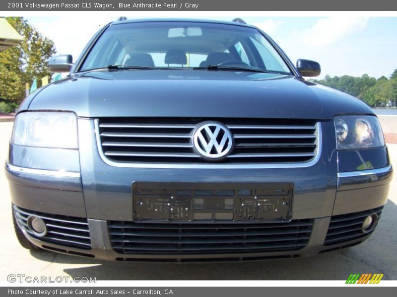 Blue Anthracite Pearl / Gray 2001 Volkswagen Passat GLS Wagon