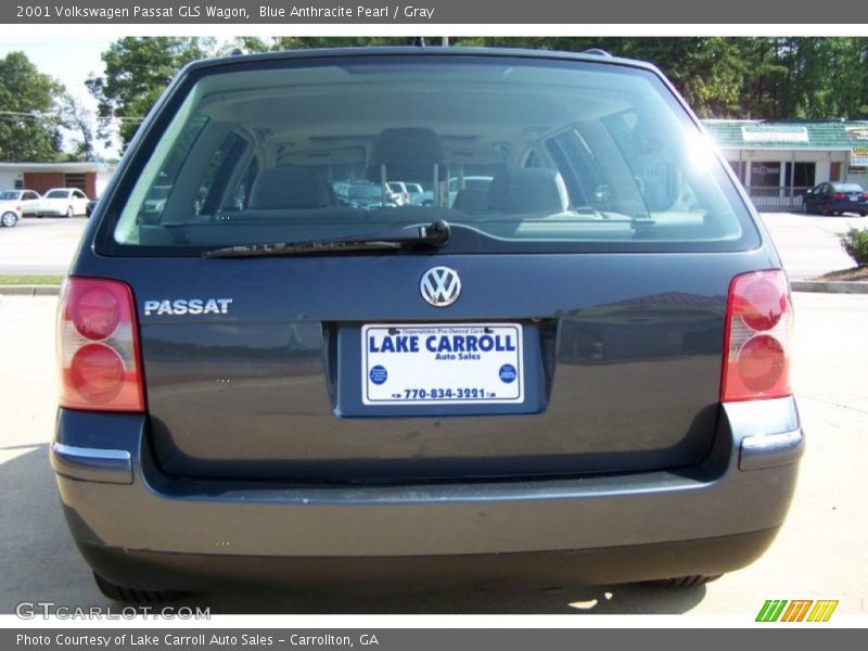 Blue Anthracite Pearl / Gray 2001 Volkswagen Passat GLS Wagon