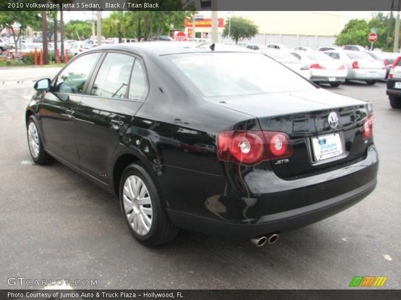 Black / Titan Black 2010 Volkswagen Jetta S Sedan