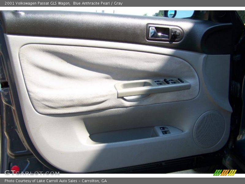 Blue Anthracite Pearl / Gray 2001 Volkswagen Passat GLS Wagon