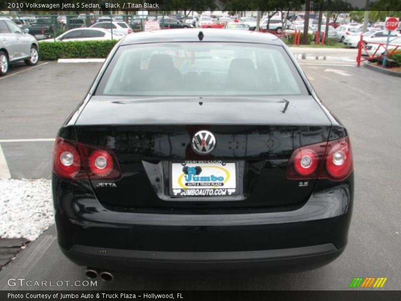 Black / Titan Black 2010 Volkswagen Jetta S Sedan