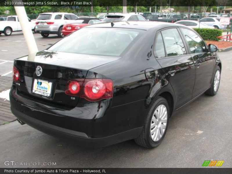 Black / Titan Black 2010 Volkswagen Jetta S Sedan