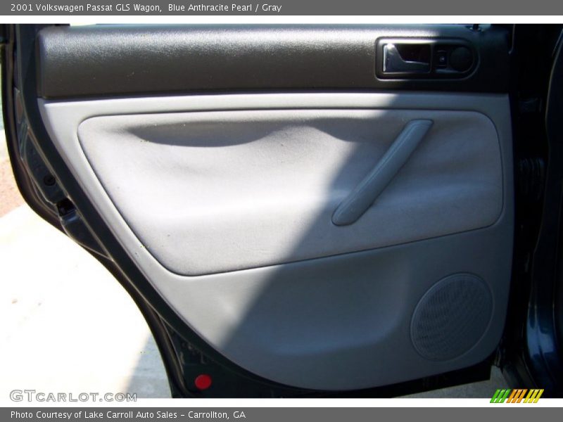 Blue Anthracite Pearl / Gray 2001 Volkswagen Passat GLS Wagon