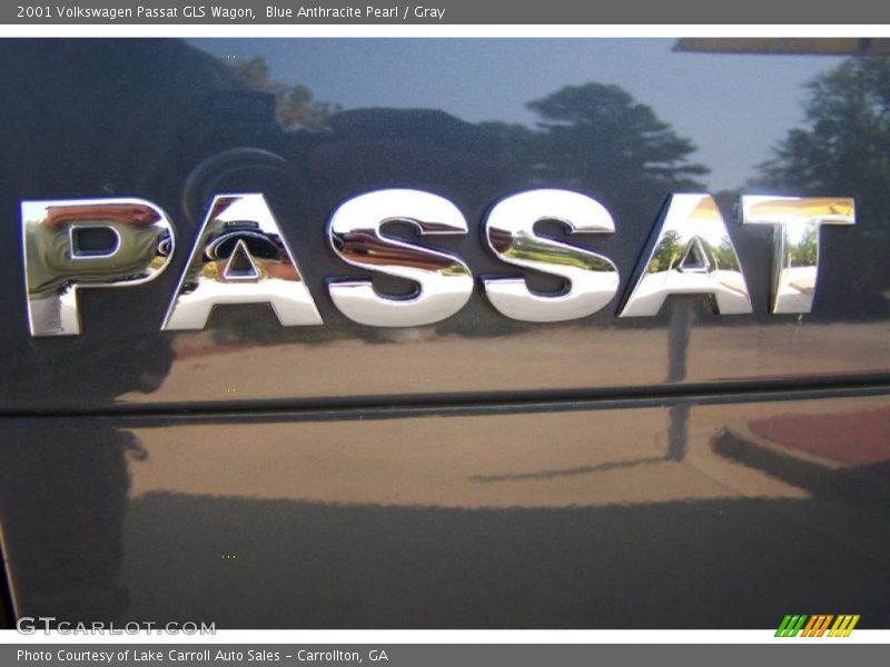 Blue Anthracite Pearl / Gray 2001 Volkswagen Passat GLS Wagon