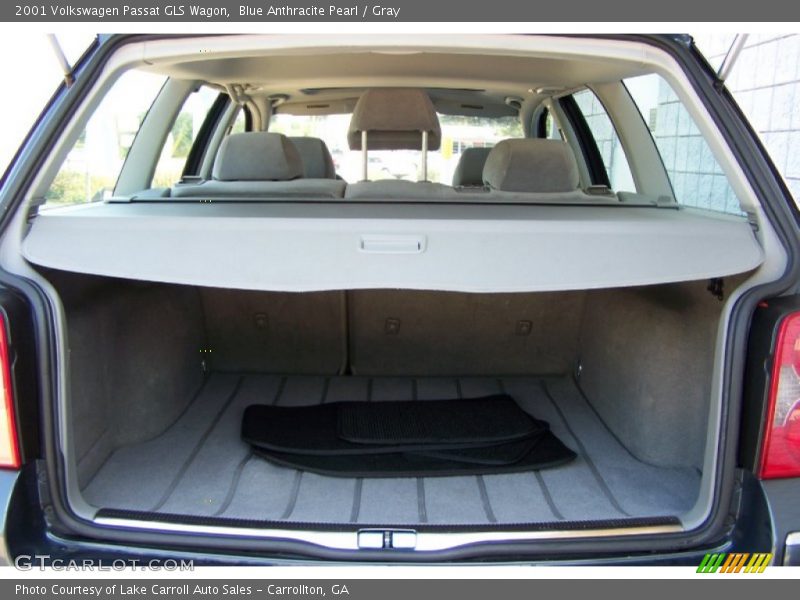 Blue Anthracite Pearl / Gray 2001 Volkswagen Passat GLS Wagon
