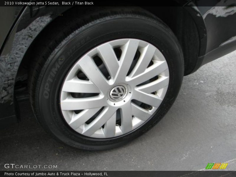 Black / Titan Black 2010 Volkswagen Jetta S Sedan