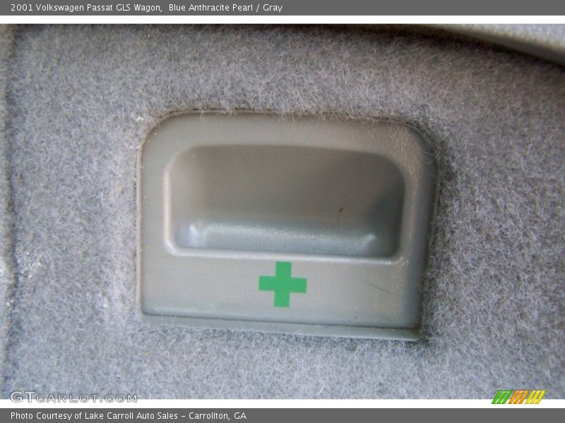 Blue Anthracite Pearl / Gray 2001 Volkswagen Passat GLS Wagon