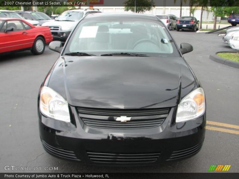 Black / Gray 2007 Chevrolet Cobalt LS Sedan