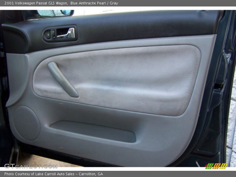 Blue Anthracite Pearl / Gray 2001 Volkswagen Passat GLS Wagon