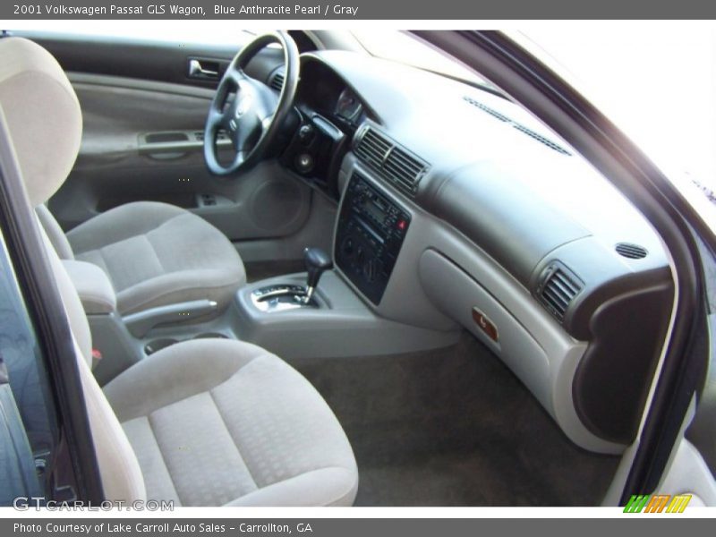 Blue Anthracite Pearl / Gray 2001 Volkswagen Passat GLS Wagon