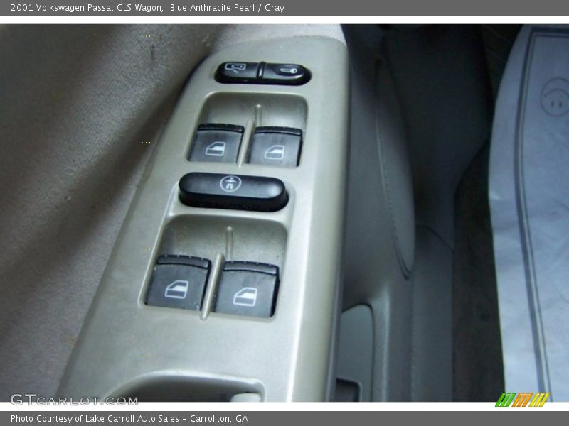 Blue Anthracite Pearl / Gray 2001 Volkswagen Passat GLS Wagon