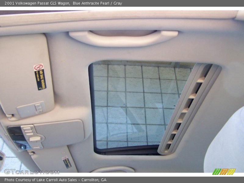 Blue Anthracite Pearl / Gray 2001 Volkswagen Passat GLS Wagon