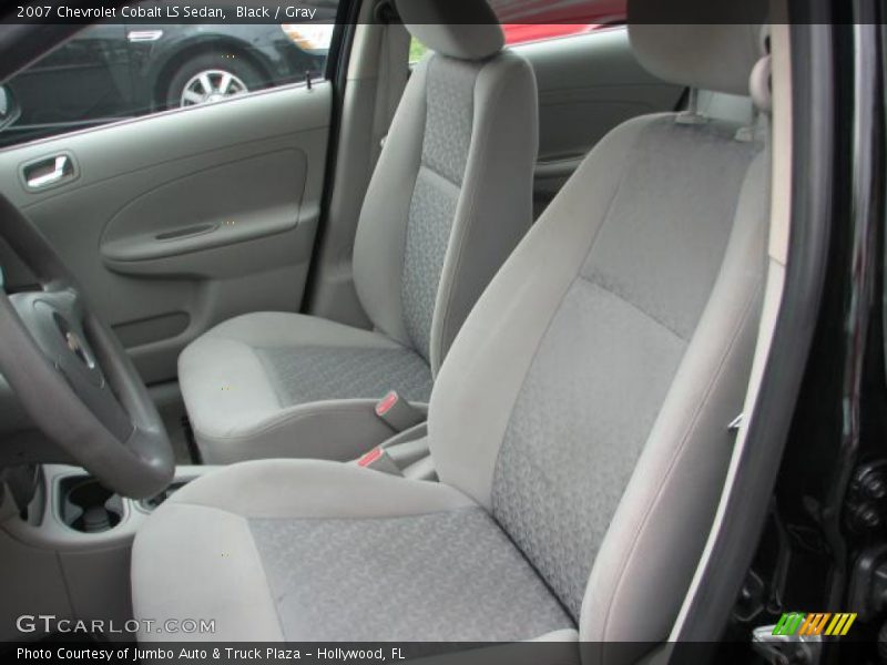 Black / Gray 2007 Chevrolet Cobalt LS Sedan