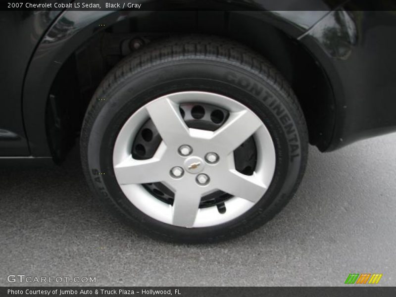 Black / Gray 2007 Chevrolet Cobalt LS Sedan