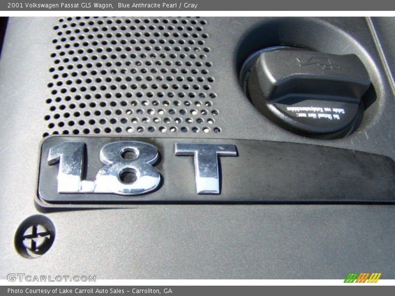Blue Anthracite Pearl / Gray 2001 Volkswagen Passat GLS Wagon
