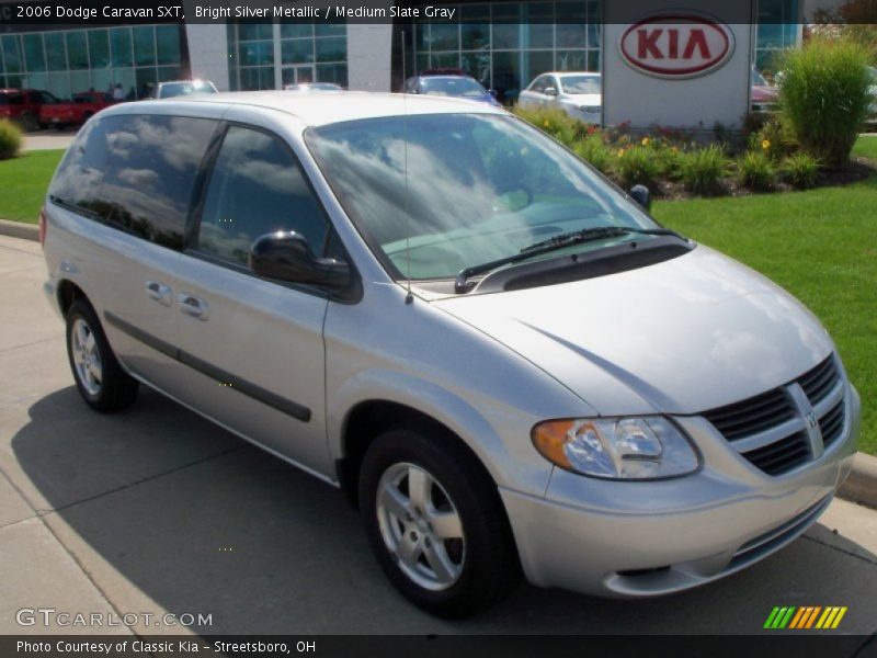 Bright Silver Metallic / Medium Slate Gray 2006 Dodge Caravan SXT