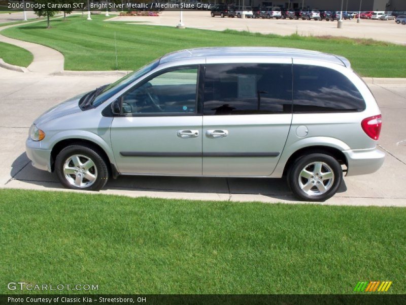 Bright Silver Metallic / Medium Slate Gray 2006 Dodge Caravan SXT