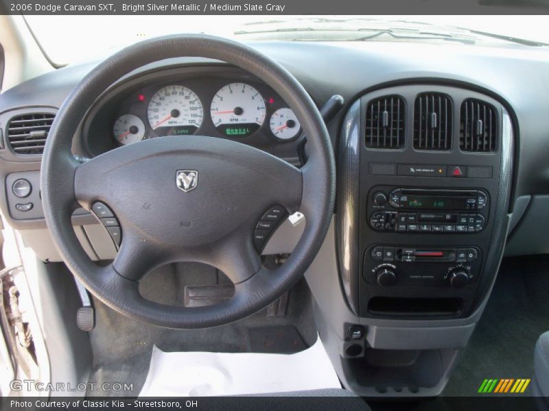 Bright Silver Metallic / Medium Slate Gray 2006 Dodge Caravan SXT