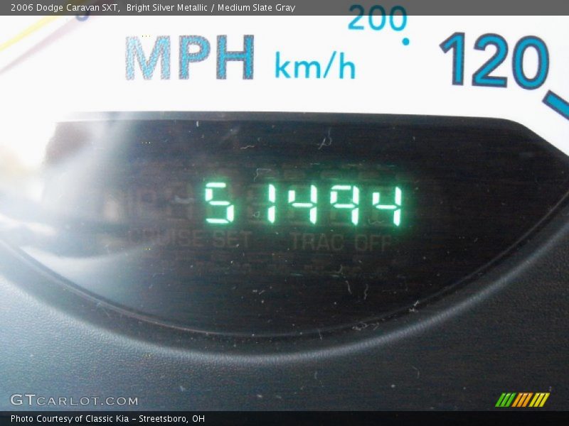 Bright Silver Metallic / Medium Slate Gray 2006 Dodge Caravan SXT