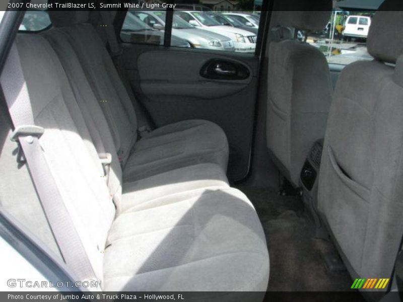 Summit White / Light Gray 2007 Chevrolet TrailBlazer LS