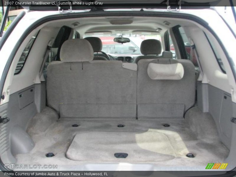Summit White / Light Gray 2007 Chevrolet TrailBlazer LS