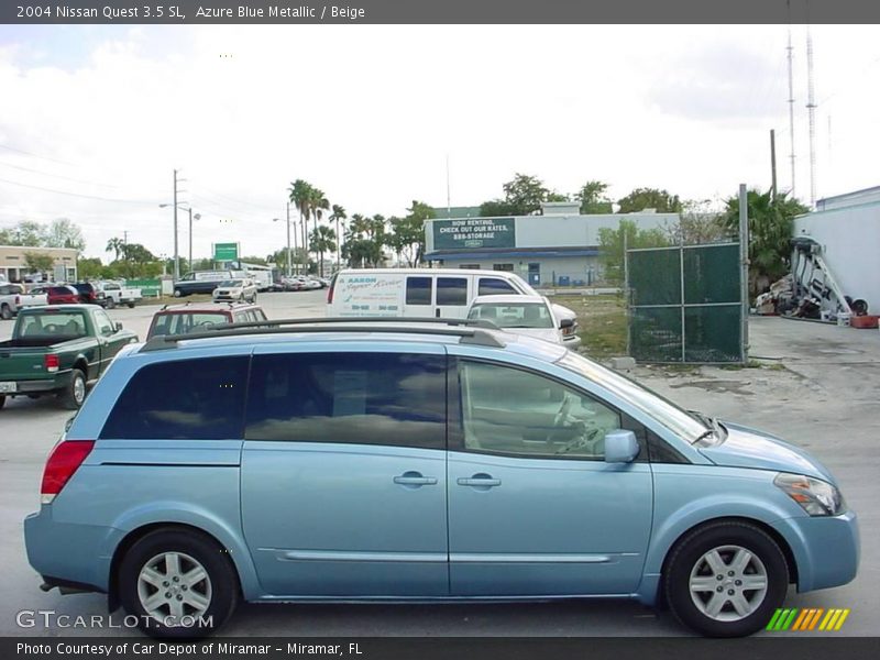 Azure Blue Metallic / Beige 2004 Nissan Quest 3.5 SL