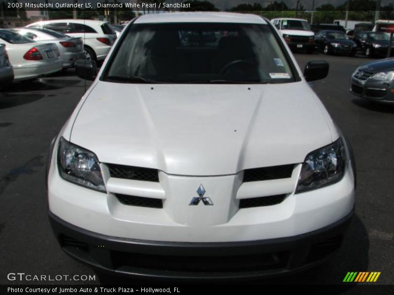 Diamond White Pearl / Sandblast 2003 Mitsubishi Outlander LS