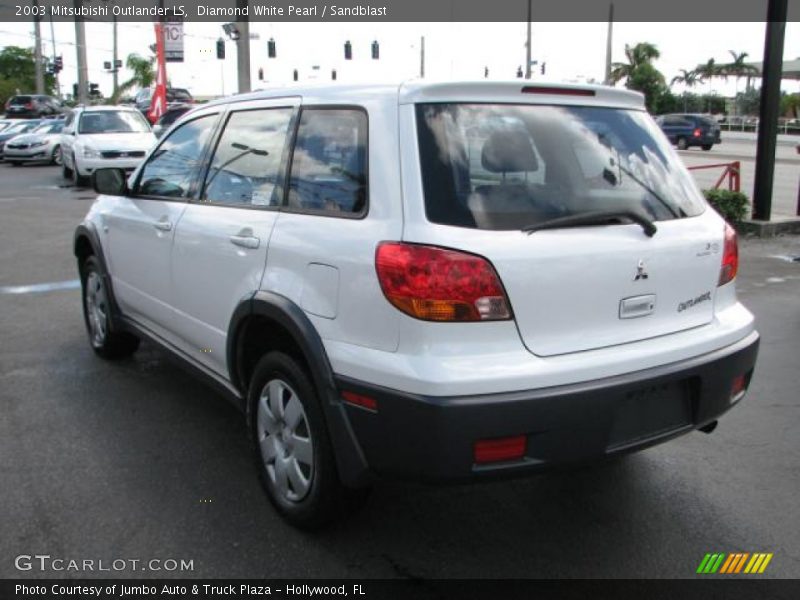 Diamond White Pearl / Sandblast 2003 Mitsubishi Outlander LS