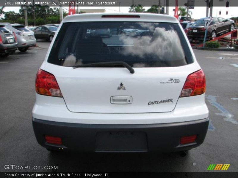 Diamond White Pearl / Sandblast 2003 Mitsubishi Outlander LS