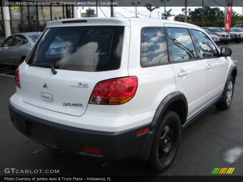 Diamond White Pearl / Sandblast 2003 Mitsubishi Outlander LS