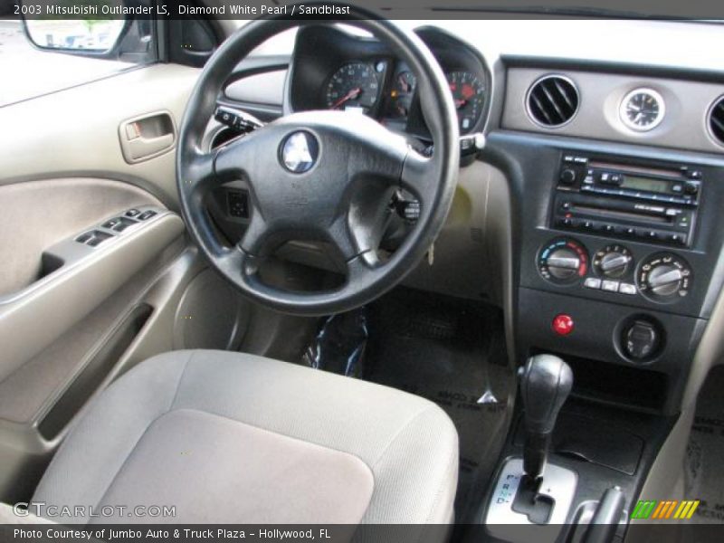Diamond White Pearl / Sandblast 2003 Mitsubishi Outlander LS