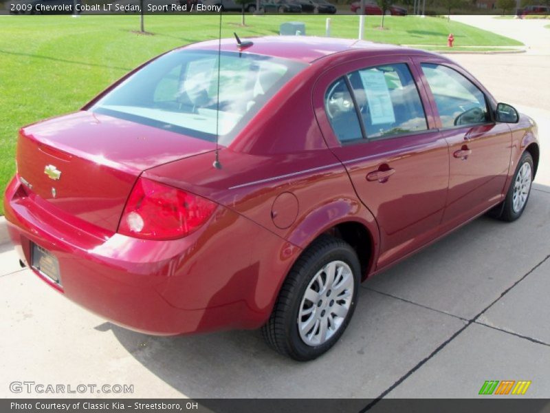 Sport Red / Ebony 2009 Chevrolet Cobalt LT Sedan