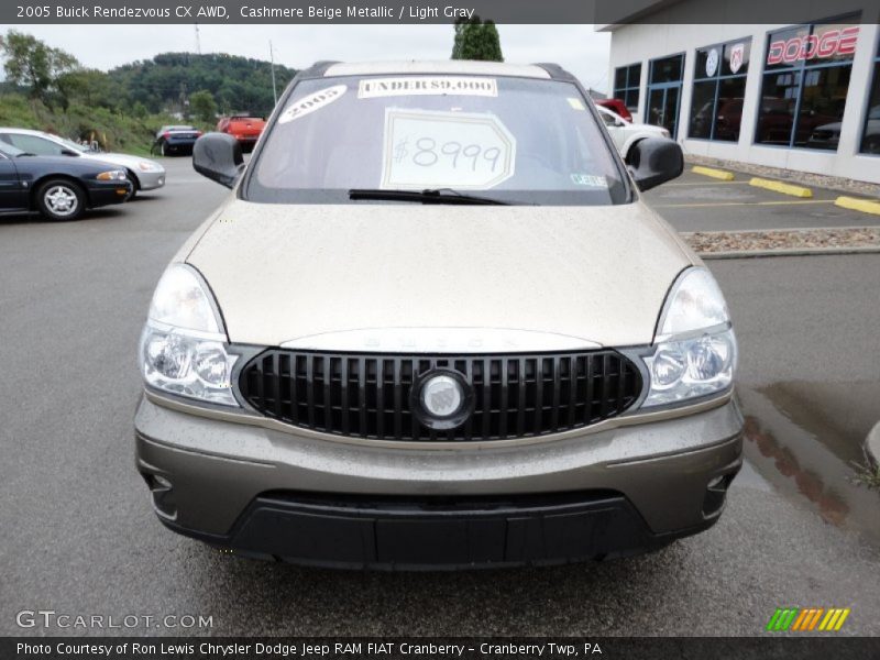 Cashmere Beige Metallic / Light Gray 2005 Buick Rendezvous CX AWD