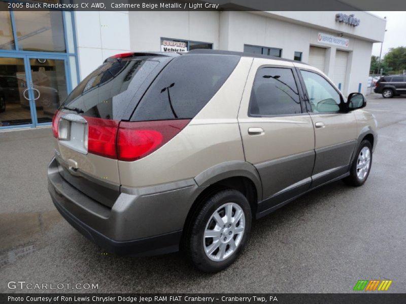 Cashmere Beige Metallic / Light Gray 2005 Buick Rendezvous CX AWD